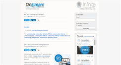 Desktop Screenshot of info.infiniteconferencing.com